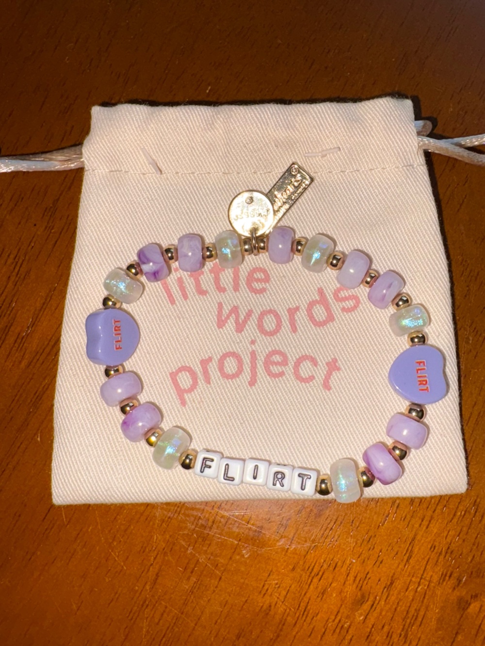 Little Word Projects 'FLIRT' Beaded Bracelet